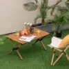 GOPLUS Table de Camping طاولة نزهة قابلة للطي