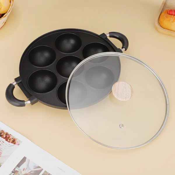 Moule Takoyaki Japonais - مقلاة كرات الأخطبوط اليابانية (تاكوياكي)