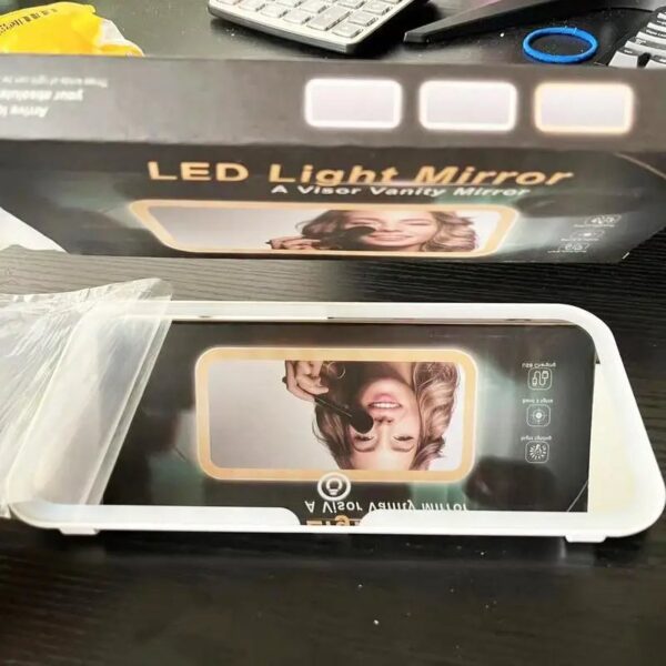 مراة فانيتي للسيارة مع اضواء