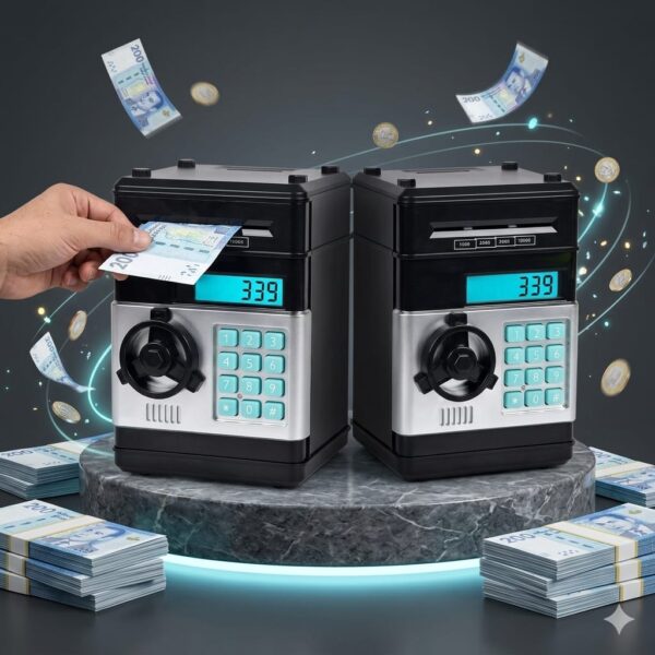 عرض الهمزة: 2 حصالات ذكية للأوراق والنقد + توصيل فابور (توفير 50 درهم)